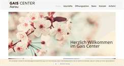 Desktop Screenshot of gais-center.ch